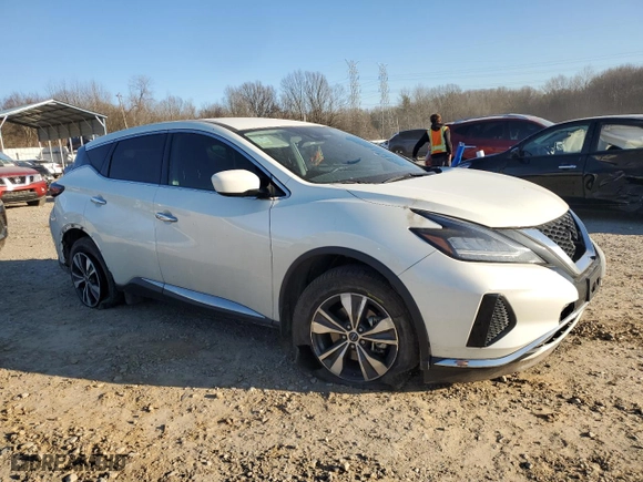 2023 Nissan Murano S with VIN 5N1AZ2AJ9PC111602, listed as a Copart auction lot 47387755 with 20,955 mi miles and Salvage Title. Bid and sale history available at carsss.com. Image 4.