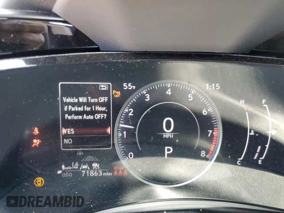 2024 Lexus NX 250 Premium with VIN 2T2GDCAZ6RC007597, listed as a Copart auction lot 42354975 with 71,863 mi miles and Salvage title. Bid and sale history available at DreamBid. Image 9.