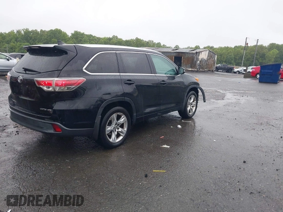 2016 Toyota Highlander Limited with VIN 5TDDKRFH4GS299299, listed as a IAAI auction lot 42206625 with 149,768 mi miles and . Bid and sale history available at DreamBid. Image 4.