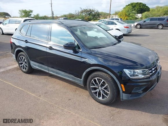 2019 Volkswagen Tiguan SE with VIN 3VV3B7AXXKM012766, listed as a IAAI auction lot 41571347 with 56,594 mi miles. Bid and sale history available at carsss.com. Image 1.
