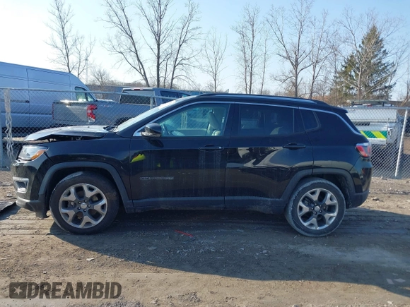 2020 Jeep Compass Limited with VIN 3C4NJCCB9LT187666, listed as a IAAI auction lot 41777761 with 80,129 mi miles and . Bid and sale history available at DreamBid. Image 14.