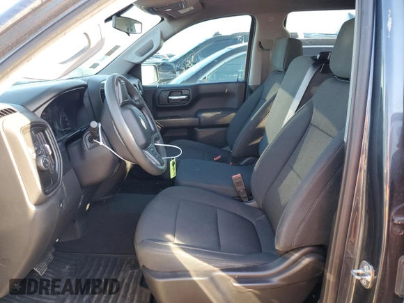 2020 Chevrolet Silverado 1500 Custom with VIN 3GCPWBEK9LG356000, listed as a Copart auction lot 44946305 with 0 mi miles and Salvage Title. Bid and sale history available at carsss.com. Image 7.