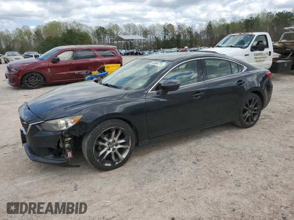 2015 Mazda 6 i Grand Touring with VIN JM1GJ1W61F1167712, listed as a Copart auction lot 50894715 with 206,837 mi miles and Clean Title. Bid and sale history available at DreamBid. Image 1.