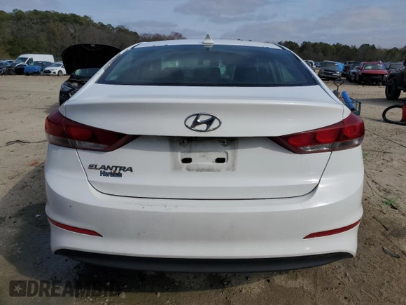 2018 Hyundai Elantra SEL with VIN 5NPD84LF4JH313686, listed as a Copart auction lot 49283555 with 161,380 mi miles and Salvage Title. Bid and sale history available at DreamBid. Image 6.