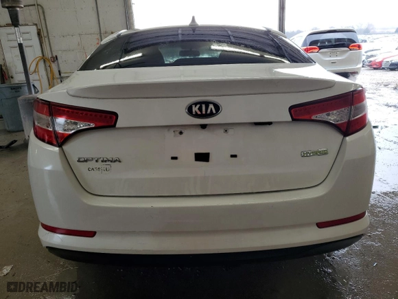 2013 Kia Optima Hybrid EX with VIN KNAGM4ADXD5047344, listed as a Copart auction lot 42802935 with 161,585 mi miles and Salvage Title. Bid and sale history available at carsss.com. Image 6.