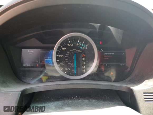 2014 Ford Explorer XLT with VIN 1FM5K7D8XEGB15949, listed as a Copart auction lot 55047035 with 191,151 mi miles and Salvage Title. Bid and sale history available at DreamBid. Image 9.
