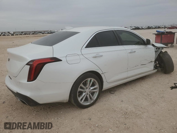 2021 Cadillac CT4 Luxury z VIN 1G6DK5RK3M0113026, wystawiony jako Copart lot #48896035 z przebiegiem 31 083 mil mil oraz Szkody całkowita. Historia ofert i sprzedaży dostępna na DreamBid. Obrazek 3.