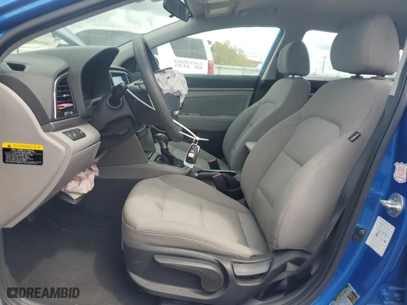 2018 Hyundai Elantra Value Edition with VIN 5NPD84LF2JH243525, listed as a Copart auction lot 51853365 with 48,882 mi miles and Salvage Title. Bid and sale history available at carsss.com. Image 7.
