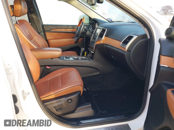2013 Jeep Grand Cherokee Overland with VIN 1C4RJFCT1DC525098, listed as a IAAI auction lot 41593500 with 80,412 mi miles. Bid and sale history available at carsss.com. Image 5.