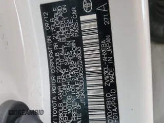 2012 Toyota Prius One z VIN JTDKN3DU4C5524803, wystawiony jako Copart lot #51179305 z przebiegiem 178 113 mil mil oraz Szkoda całkowita • Salvage title. Historia ofert i sprzedaży dostępna na DreamBid. Obrazek 12.