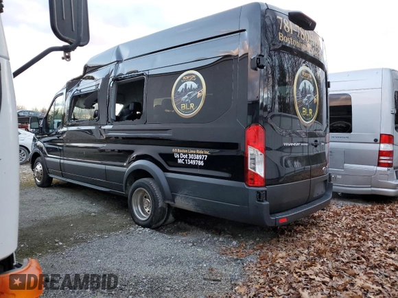 2023 Ford Transit with VIN 1FBVU4X8XPKB63870, listed as a Copart auction lot 82731504 with 7,576 mi miles and Salvage Title. Bid and sale history available at DreamBid. Image 2.