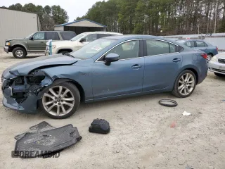 2014 Mazda Mazda6 i Touring with VIN JM1GJ1V60E1153820, listed as a Copart auction lot 48650185 with 193,709 mi miles and Salvage Title. Bid and sale history available at carsss.com. Image 1.