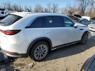 2024 Mazda CX-90 3.3 Turbo Premium Plus with VIN JM3KKEHD8R1101289, listed as a Copart auction lot 46277815 with 12,693 mi miles and Salvage Title. Bid and sale history available at carsss.com. Image 3.