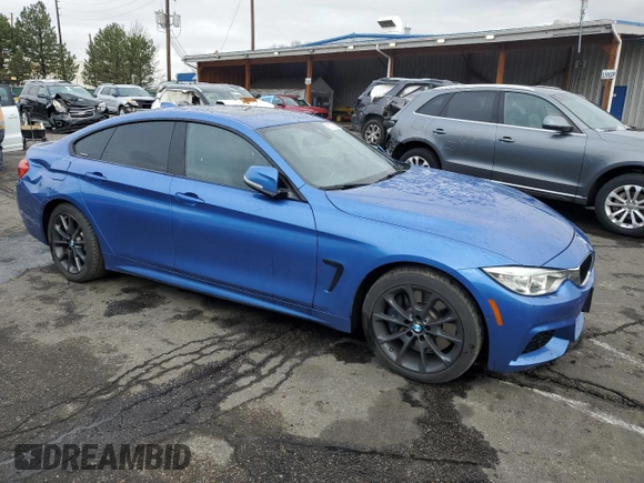 2016 BMW 4 Series 435i xDrive z VIN WBA4B3C50GG344205, wystawiony jako Copart lot #52738205 z przebiegiem 70 149 mil mil oraz Szkoda całkowita • Salvage title. Historia ofert i sprzedaży dostępna na DreamBid. Obrazek 4.