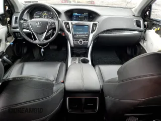 2018 Acura TLX with VIN 19UUB2F33JA005828, listed as a Copart auction lot 41852495 with 53,990 mi miles and Salvage Title. Bid and sale history available at carsss.com. Image 8.