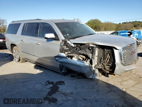 2016 GMC Yukon XL Denali with VIN 1GKS1HKJ9GR350005, listed as a Copart auction lot 76327064 with 94,556 mi miles and Salvage Title. Bid and sale history available at carsss.com. Image 4.