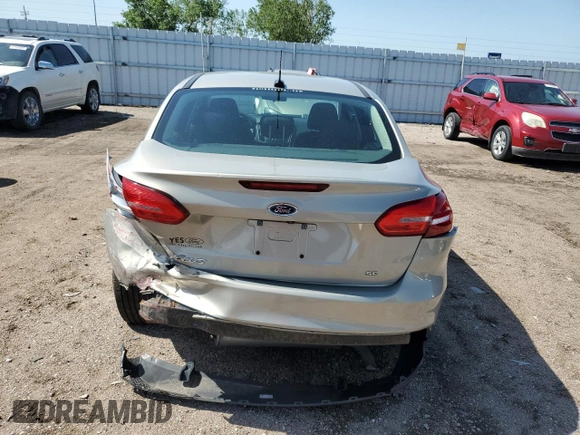 2016 Ford Focus SE with VIN 1FADP3F28GL248860, listed as a Copart auction lot 61537505 with 51,162 mi miles and Salvage title. Bid and sale history available at DreamBid. Image 6.