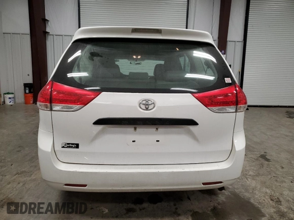 2013 Toyota Sienna L with VIN 5TDZK3DC3DS352709, listed as a Copart auction lot 50143905 with 126,059 mi miles and Salvage Title. Bid and sale history available at carsss.com. Image 6.