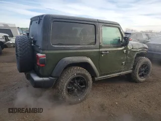2021 Jeep Wrangler Sport S with VIN 1C4HJXAG0MW626381, listed as a Copart auction lot 87031684 with 53,187 mi miles and Salvage Title. Bid and sale history available at DreamBid. Image 3.