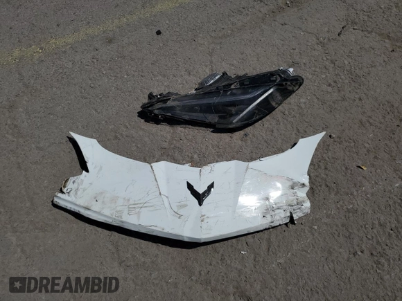 2025 Chevrolet Corvette 1LT with VIN 1G1YA3D41S5109063, listed as a Copart auction lot 53582085 with 686 mi miles and Salvage title. Bid and sale history available at DreamBid. Image 12.