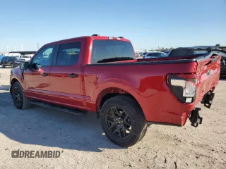 2024 Ford F-150 STX with VIN 1FTEW2KP7RKD11422, listed as a Copart auction lot 48724505 with 1,739 mi miles and Salvage Title. Bid and sale history available at carsss.com. Image 2.