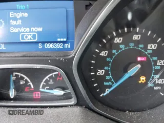 2014 Ford Focus SE with VIN 1FADP3K22EL363702, listed as a IAAI auction lot 42010258 with 96,392 mi miles. Bid and sale history available at carsss.com. Image 16.