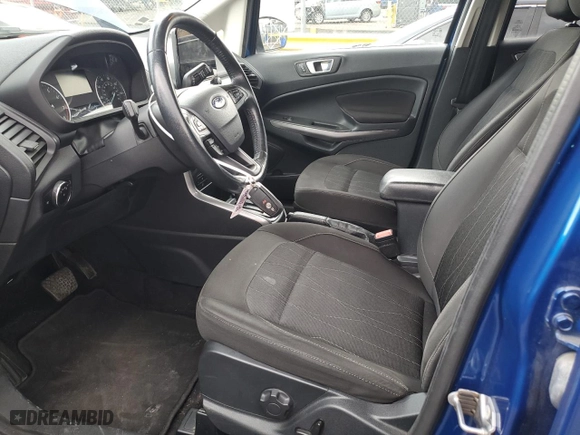 2018 Ford EcoSport SE with VIN MAJ6P1UL7JC168935, listed as a Copart auction lot 47498215 with 0 mi miles and Salvage Title. Bid and sale history available at carsss.com. Image 7.