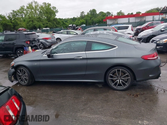 2023 Mercedes-Benz C 43 AMG with VIN W1KWJ6EB3PG118300, listed as a IAAI auction lot 42231738 with 43,304 mi miles and . Bid and sale history available at DreamBid. Image 14.