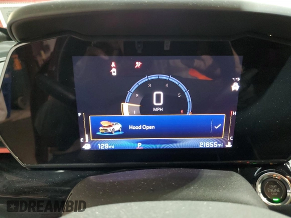 2024 Chevrolet Trax 2RS with VIN KL77LJE23RC122124, listed as a Copart auction lot 55307695 with 21,855 mi miles and Salvage Title. Bid and sale history available at DreamBid. Image 9.