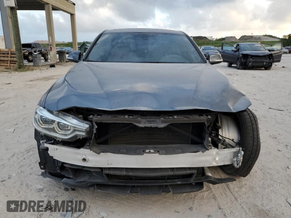 2017 BMW 3 Series 340i with VIN WBA8B3G3XHNU36476, listed as a Copart auction lot 78857604 with 68,006 mi miles and Salvage Title. Bid and sale history available at carsss.com. Image 5.