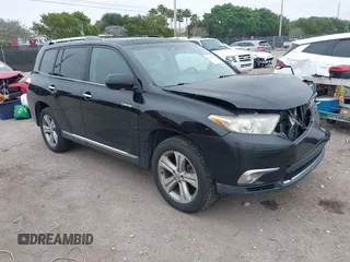 2011 Toyota Highlander Limited with VIN 5TDDK3EH6BS058562, listed as a IAAI auction lot 41883745 with 199,062 mi miles and . Bid and sale history available at DreamBid. Image 1.