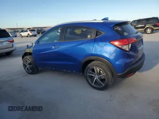 2021 Honda HR-V EX with VIN 3CZRU6H52MM745800, listed as a Copart auction lot 49078255 with 55,659 mi miles and Salvage Title. Bid and sale history available at carsss.com. Image 2.
