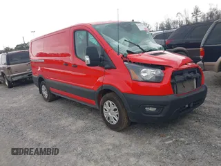 2023 Ford Transit Cargo with VIN 1FTYE1Y88PKB93260, listed as a IAAI auction lot 41404512 with Not Provided miles. Bid and sale history available at carsss.com. Image 1.