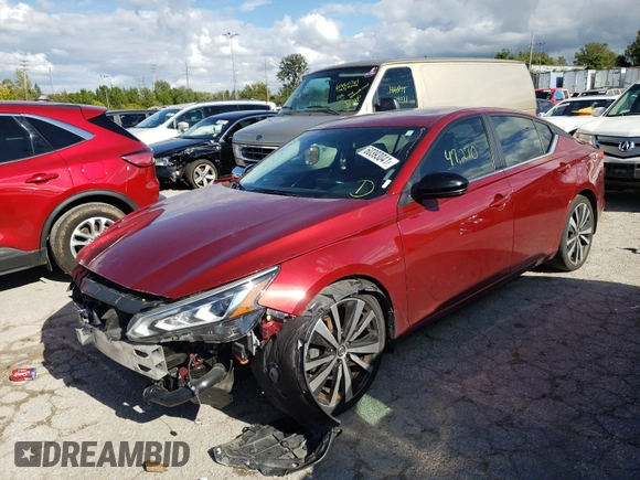 2019 Nissan Altima SR with VIN 1N4AL4CVXKC230503, listed as a Copart auction lot 60393041 with 47,270 mi miles and Non Repairable. Bid and sale history available at carsss.com. Image 2.