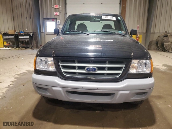 2001 Ford Ranger XL with VIN 1FTYR10D21TA83254, listed as a Copart auction lot 44127615 with 45,858 mi miles and Salvage Title. Bid and sale history available at carsss.com. Image 5.