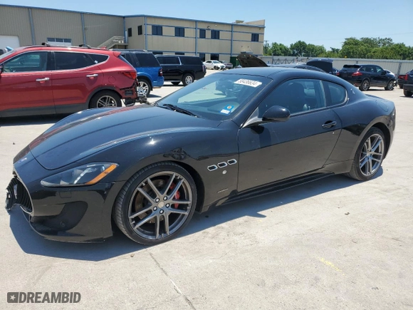 2016 Maserati GranTurismo MC with VIN ZAM45VLA3G0177491, listed as a Copart auction lot 58436634 with 12,889 mi miles and Clean Title. Bid and sale history available at carsss.com. Image 1.