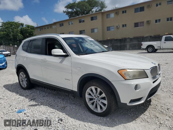 2011 BMW X3 28i with VIN 5UXWX5C51BL711233, listed as a Copart auction lot 51435145 with 135,876 mi miles and Salvage Title. Bid and sale history available at carsss.com. Image 4.