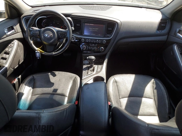 2015 Kia Optima Hybrid EX with VIN KNAGN4AD9F5080125, listed as a Copart auction lot 52400545 with 128,724 mi miles and Salvage Title. Bid and sale history available at carsss.com. Image 8.