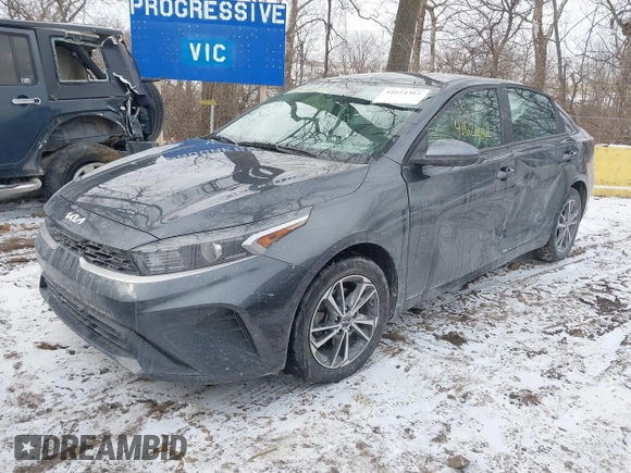 2022 Kia Forte LXS with VIN 3KPF24ADXNE435362, listed as a IAAI auction lot 41624362 with 54,930 mi miles and . Bid and sale history available at DreamBid. Image 2.