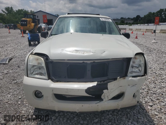 2003 Mercury Mountaineer Convenience with VIN 4M2DU86K03ZJ06553, listed as a Copart auction lot 61189095 with 152,525 mi miles and Salvage title. Bid and sale history available at DreamBid. Image 5.