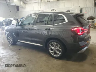 2024 BMW X3 xDrive30i with VIN 5UX53DP02R9V99064, listed as a Copart auction lot 49981755 with 7,858 mi miles and Salvage Title. Bid and sale history available at carsss.com. Image 2.
