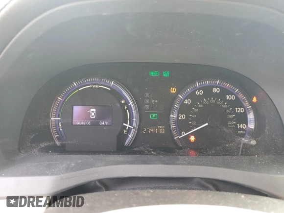 2011 Lexus HS 250h z VIN JTHBB1BA3B2048239, wystawiony jako Copart lot #53230695 z przebiegiem 274 110 mil mil oraz Szkoda całkowita • Salvage title. Historia ofert i sprzedaży dostępna na DreamBid. Obrazek 9.