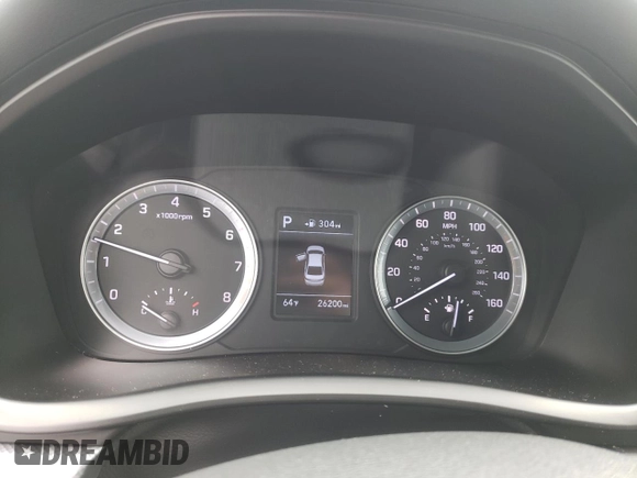2019 Hyundai Sonata SE with VIN 5NPE24AF6KH737736, listed as a Copart auction lot 52187314 with 26,200 mi miles and Clean Title. Bid and sale history available at DreamBid. Image 9.