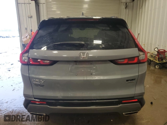 2025 Honda CR-V Sport Touring with VIN 7FARS6H98SE013546, listed as a Copart auction lot 41484805 with Not Provided miles and Salvage Title. Bid and sale history available at DreamBid. Image 6.