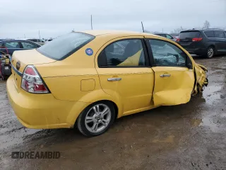 2009 Chevrolet Aveo 2LT with VIN KL1TG56E09B381995, listed as a Copart auction lot 43144895 with 129,607 mi miles and Clean title. Bid and sale history available at DreamBid. Image 3.