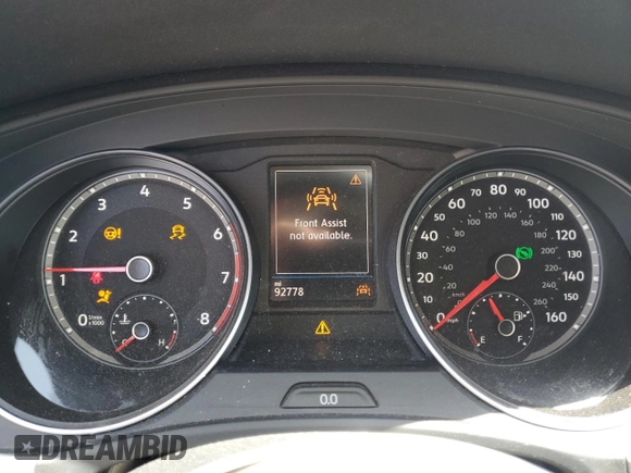 2019 Volkswagen Atlas SE with VIN 1V2WR2CA7KC598569, listed as a Copart auction lot 52291815 with 92,778 mi miles and Salvage title. Bid and sale history available at DreamBid. Image 9.