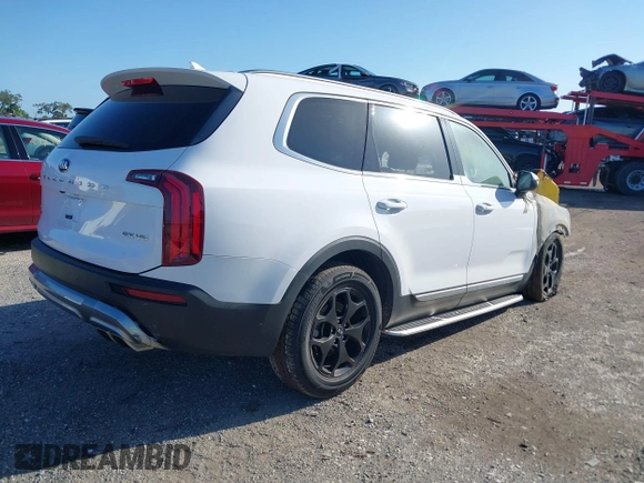 2021 Kia Telluride EX with VIN 5XYP3DHC4MG164072, listed as a IAAI auction lot 39796981 with Not Provided miles and . Bid and sale history available at DreamBid. Image 4.