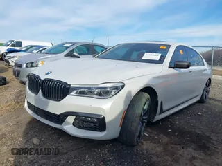 2017 BMW 7 Series 750i with VIN WBA7F0C58HGM21467, listed as a IAAI auction lot 41632663 with 136,620 mi miles. Bid and sale history available at carsss.com. Image 2.