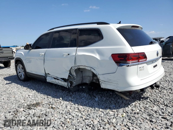 2023 Volkswagen Atlas SE with VIN 1V2HR2CA6PC531607, listed as a Copart auction lot 54721435 with 21,132 mi miles and Salvage title. Bid and sale history available at DreamBid. Image 2.