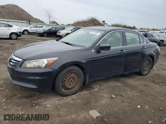2011 Honda Accord LX z VIN 1HGCP2F30BA038655, wystawiony jako Copart lot #52474805 z przebiegiem 154 993 mil mil oraz Czysty tytuł • Clean title. Historia ofert i sprzedaży dostępna na DreamBid. Obrazek 1.